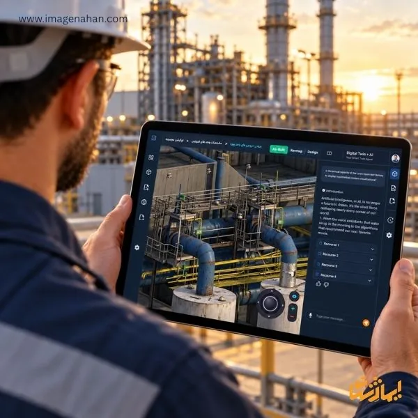 پلتفرم دوقلوی دیجیتال و تعامل صنعتی ایماژ نهان